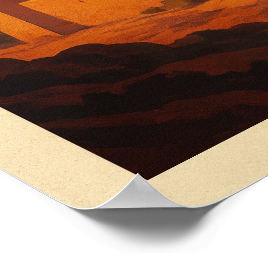 Mount Sinai Ägypten V02 Poster (Ecke)