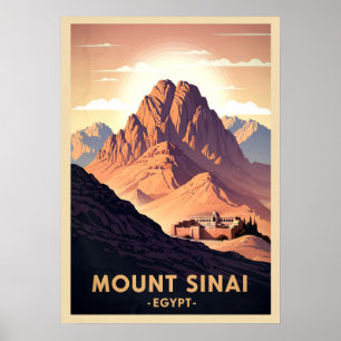Mount Sinai Ägypten V04 Poster