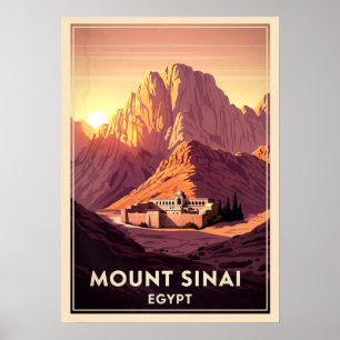 Mount Sinai Ägypten V05 Poster