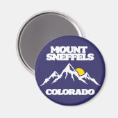 Mount Sneffels Colorado Magnet (Vorderseite/Rückseite)