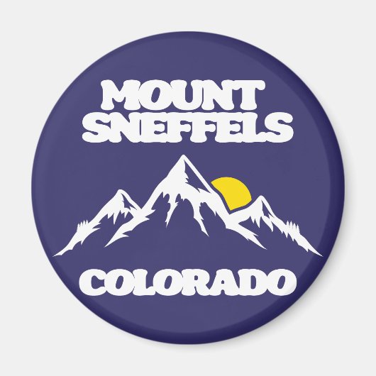 Mount Sneffels Colorado Magnet (Vorne)