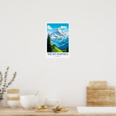 Mount Sneffels Colorado Reisen Print Poster (Küche)