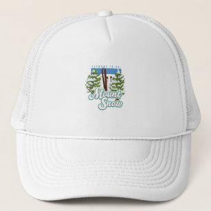 Mount Snow Vermont Ski Logo. T-Shirt Truckerkappe