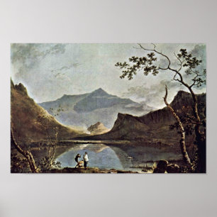 Mount Snowdon aus Llyn Nantlle von Wilson Ric gese Poster