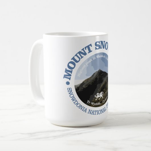 Mount Snowdon Kaffeetasse (Vorderseite Links)