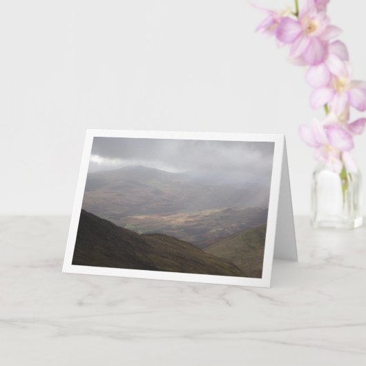 Mount Snowdon Landscape, Wales Karte (Orchidee)