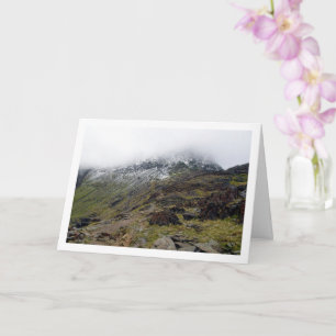 Mount Snowdon Landschaft, Snowdonia, Wales, UK Karte