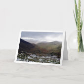 Mount Snowdon Landschaft, Wales Karte (Vorderseite)