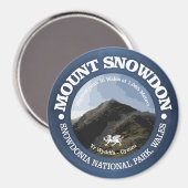 Mount Snowdon Magnet (Vorderseite/Rückseite)