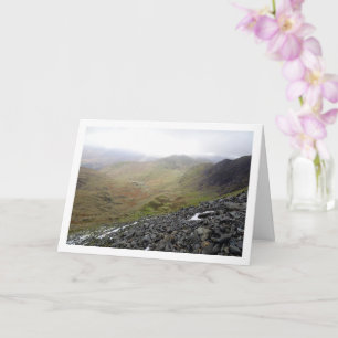 Mount Snowdon, Snowdonia, Wales, Vereinigtes König Karte