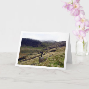 Mount Snowdon, Snowdonia, Wales, Vereinigtes König Karte