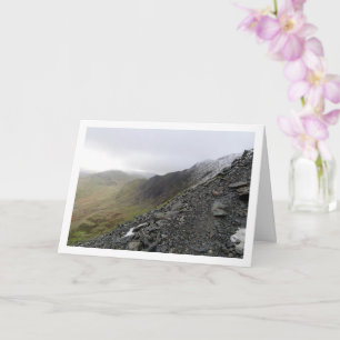 Mount Snowdon, Snowdonia, Wales, Vereinigtes König Karte