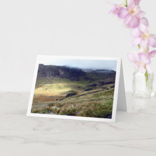 Mount Snowdon, Snowdonia, Wales, Vereinigtes König Karte