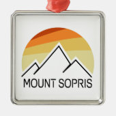 Mount Sopris Retro Ornament Aus Metall (Vorne)
