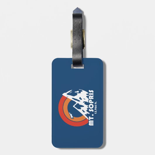 Mount Sopris Sun Eagle Gepäckanhänger (Rückseite vertikal)