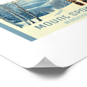 Mount Spokane Washington ski resort Poster (Ecke)