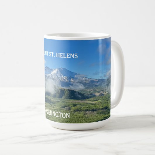 Mount St. Helens Coffee Tasse (VorderseiteRechts)