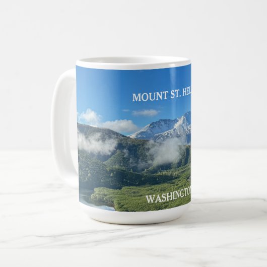 Mount St. Helens Coffee Tasse (Vorderseite Links)