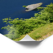 Mount St Helens Coldwater Lake Landschaft Poster (Ecke)