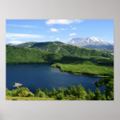 Mount St Helens Coldwater Lake Landschaft Poster (Vorne)