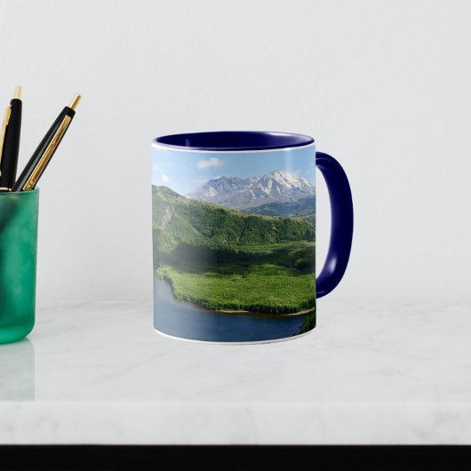 Mount St Helens Coldwater Lake Landschaft Tasse