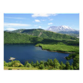 Mount St Helens Coldwater Lake Scenic Landscape Fotodruck (Vorne)