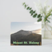 Mount St Helens Landschaftliches Foto Postkarte (Stehend Vorderseite)