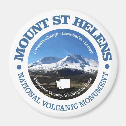 Mount St Helens Magnet (Vorne)