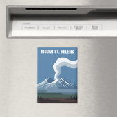 Mount St Helens National Volcanic Monument Magnet (In Situ (Geschirrspüler))