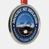 Mount St Helens Ornament Aus Metall (Rechts)