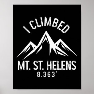 Mount St Helens Washington Bergsteigen Gipfel Poster