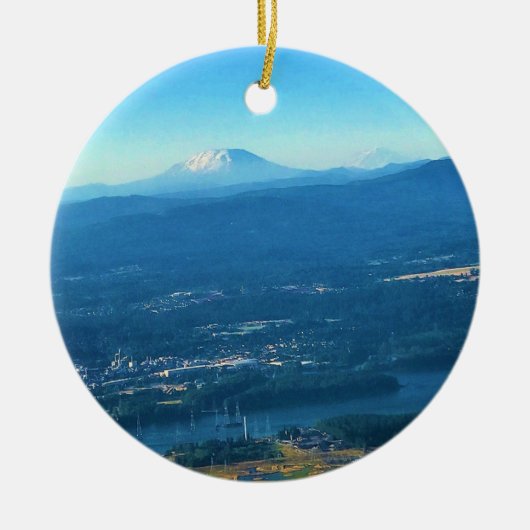 Mount St. Helens, Washington Keramik Ornament (Vorne)