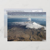 Mount St. Helens, Washington Postkarte (Vorne/Hinten)