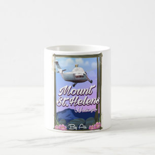 Mount St. Helens Washington Reiseplakat Kaffeetasse
