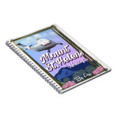 Mount St. Helens Washington Reiseplakat Notizblock (Rechte Seite)