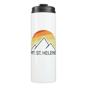 Mount St. Helens Washington Retro Thermosbecher