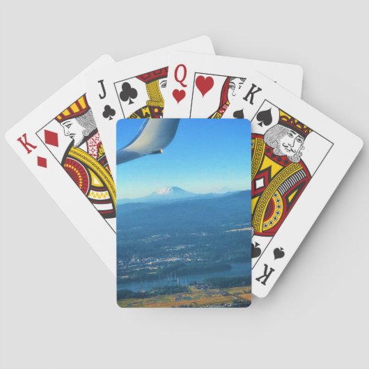 Mount St. Helens, Washington Spielkarten (Rückseite)