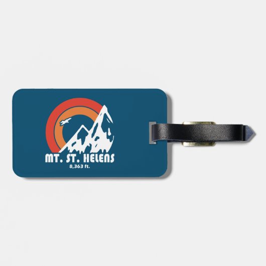 Mount St. Helens Washington Sun Eagle Gepäckanhänger (Rückseite horizontal)