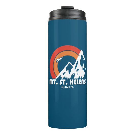 Mount St. Helens Washington Sun Eagle Thermosbecher (Vorderseite)