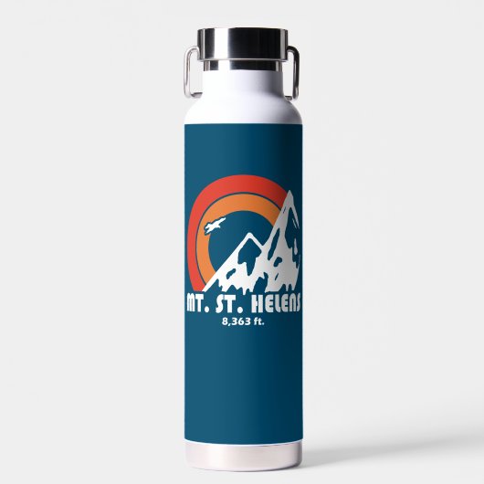 Mount St. Helens Washington Sun Eagle Trinkflasche (Vorne)