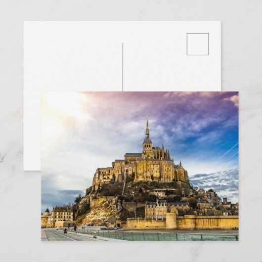 Mount St Michael Postkarte (Vorne/Hinten)