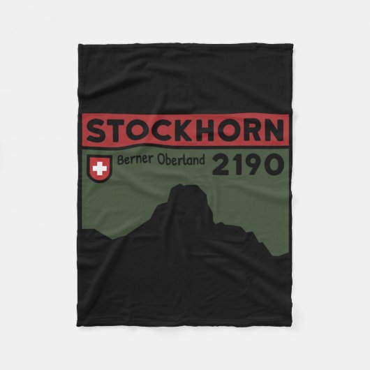 Mount Stockhorn Wanderung Mountainbiken Thun Schwe Fleecedecke (Vorderseite)