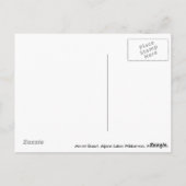 Mount Stuart & Herbstlarven Postkarte (Rückseite)