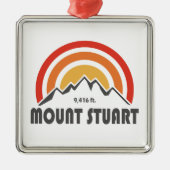 Mount Stuart Ornament Aus Metall (Vorne)
