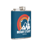 Mount Stuart Washington Sun Eagle Flachmann (Rechts)