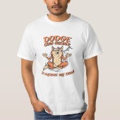 Mount Stupid Dunning Kruger-Effekt T-Shirt (Vorderseite)