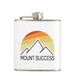 Mount Success New Hampshire Retro Flachmann