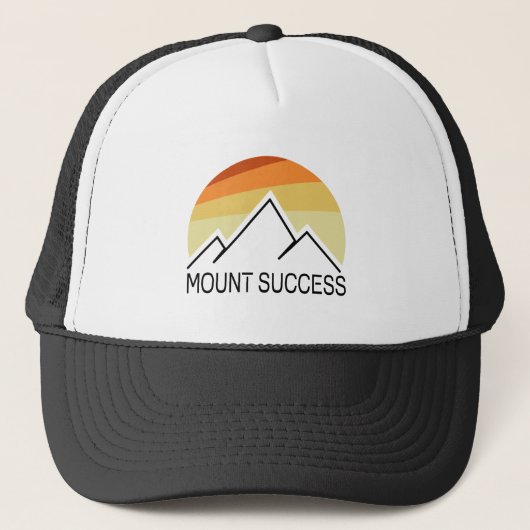 Mount Success New Hampshire Retro Truckerkappe (Vorderseite)