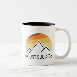 Mount Success New Hampshire Retro Zweifarbige Tasse