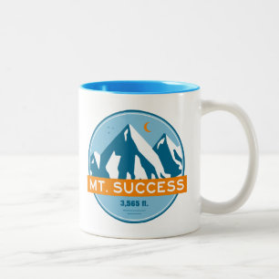 Mount Success New Hampshire Sterne Mond Zweifarbige Tasse